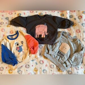 Toddler’s Cute Sweatshirts 3 for 20